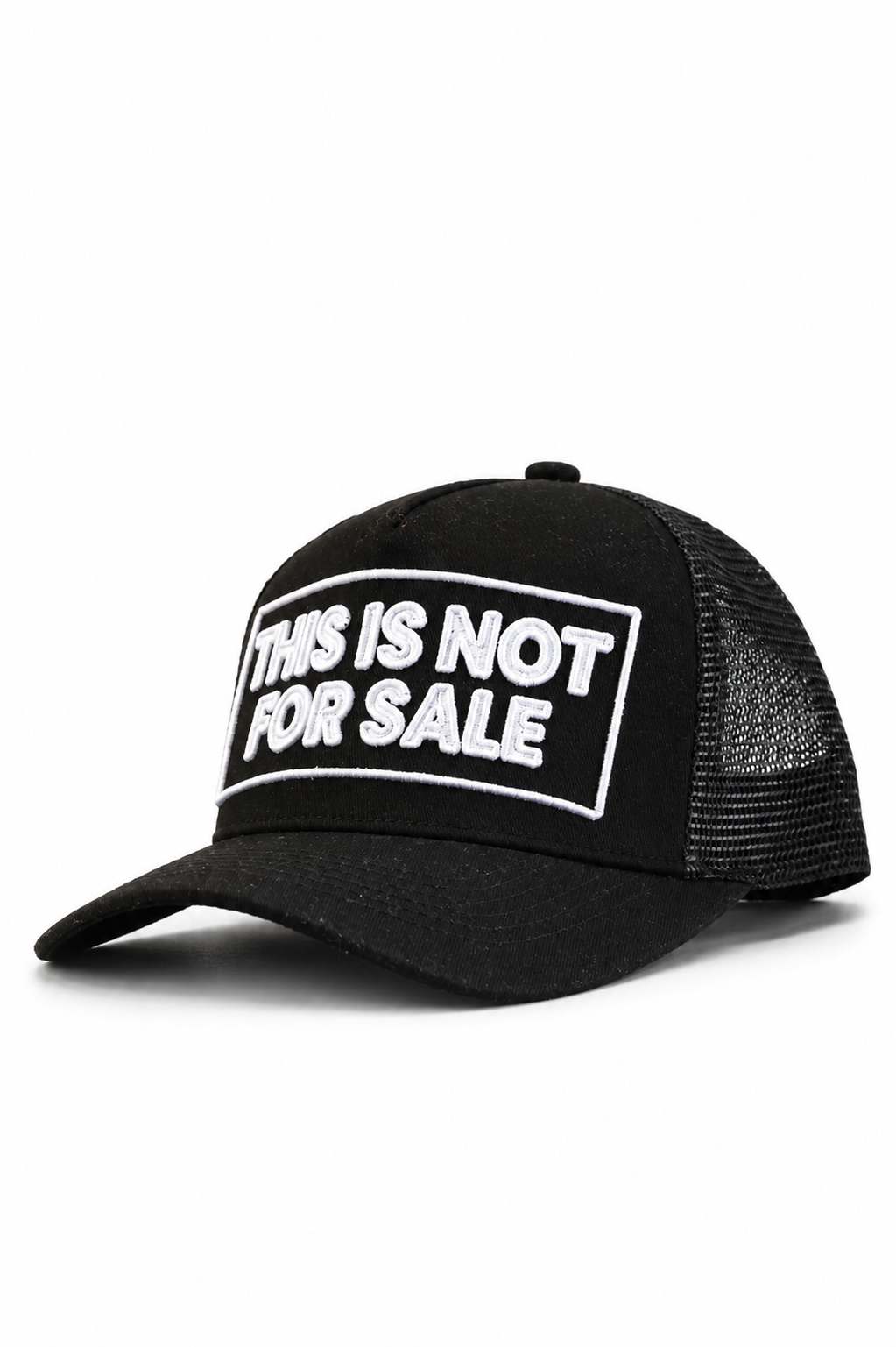 Not For Sale Trucker Cap — Black/White
